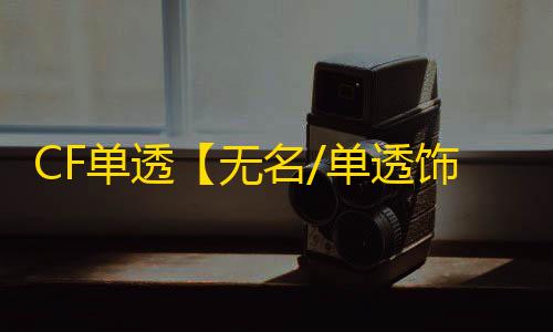 CF单透【无名/单透饰/支持怀旧服】外挂