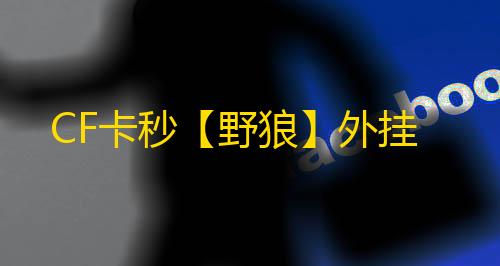 CF卡秒【野狼】外挂